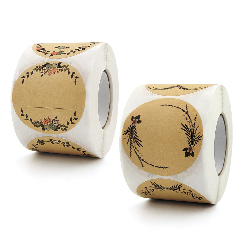 Cardstock Paper Pack - Etiquetas adhesivas de flores de papel