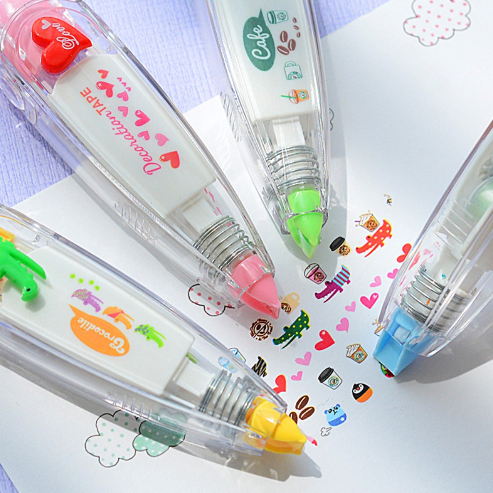 Correction Tape Roller - Cinta correctora decorativa Kawaii, 6mm x