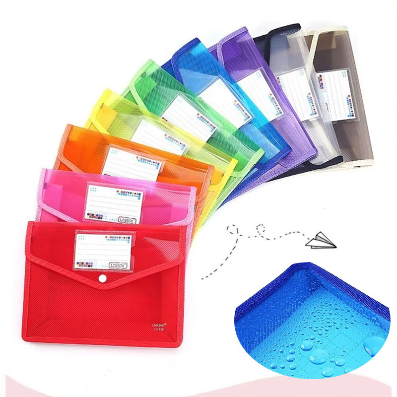 Stationery Warehouse - Carpeta de archivos con botón a