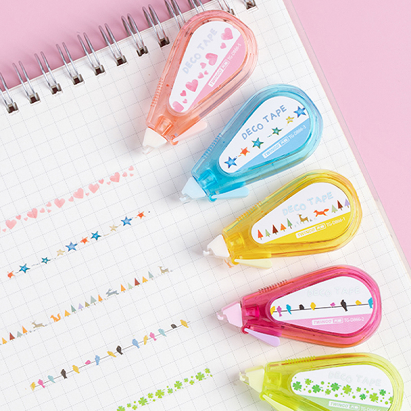 Correction Tape Roller - Mini patrón Kawaii de 5mm x