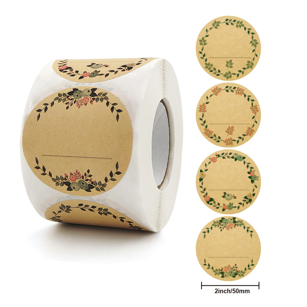Etiquetas adhesivas de flores  - Cardstock Paper Pack reseña y precio