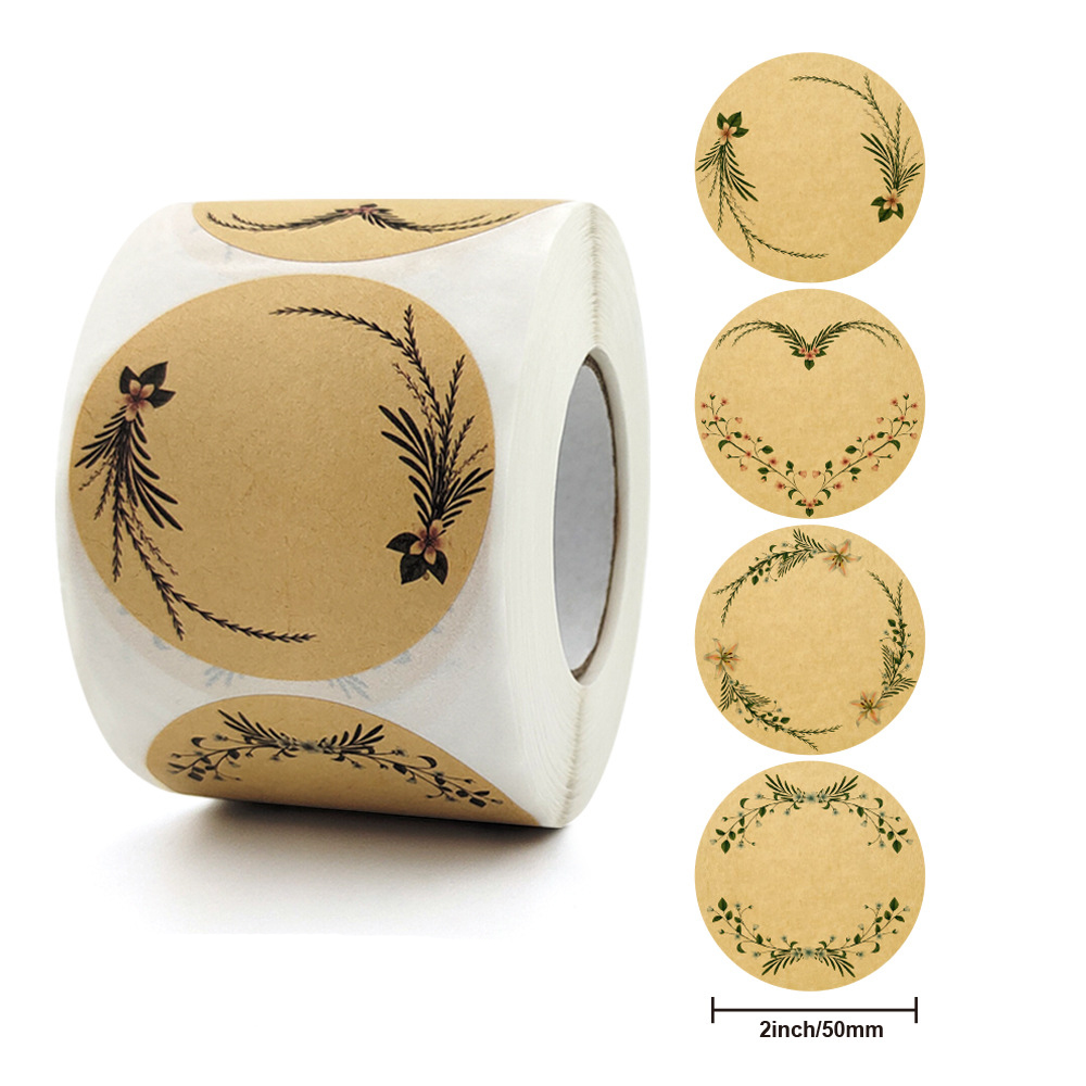 Etiquetas adhesivas de flores  - Cardstock Paper Pack reseña y precio