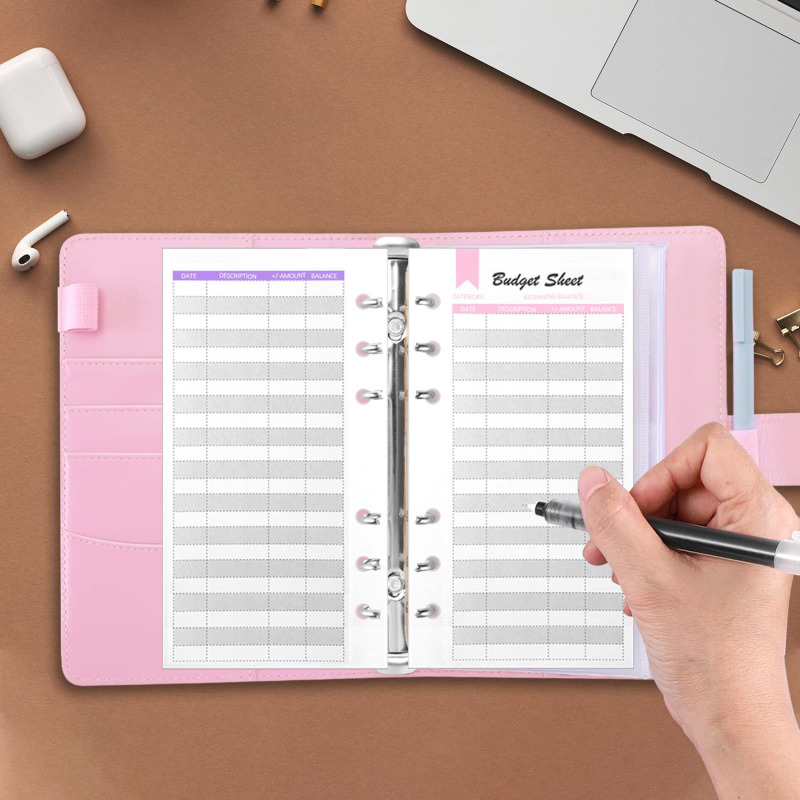 Carpeta de presupuesto de cuer - Planner Weekly Budget reseña y precio
