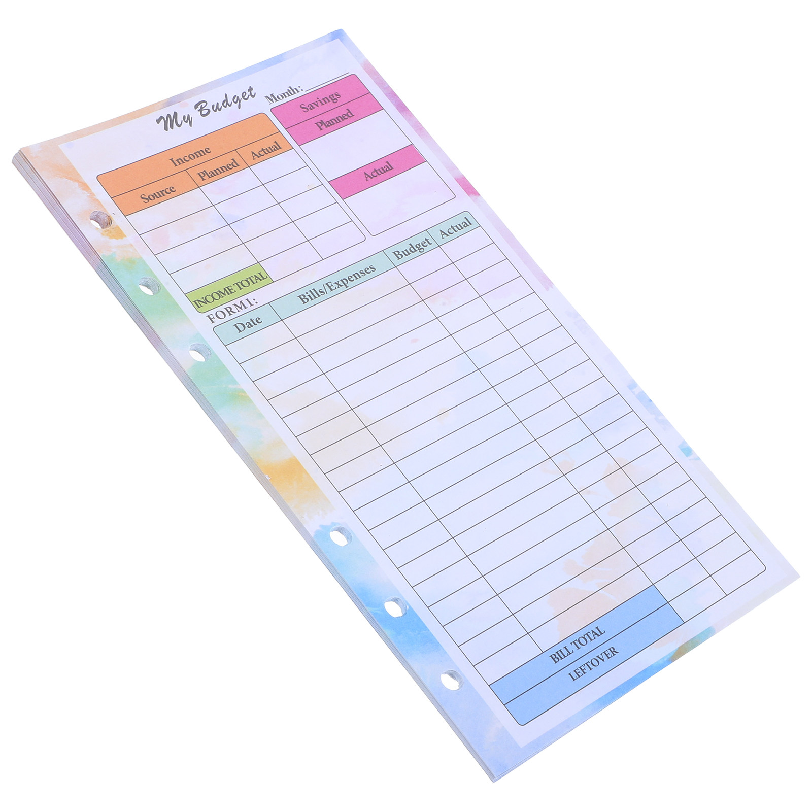 14 Hojas A6 Recargables para P - Planner Weekly Budget reseña y precio